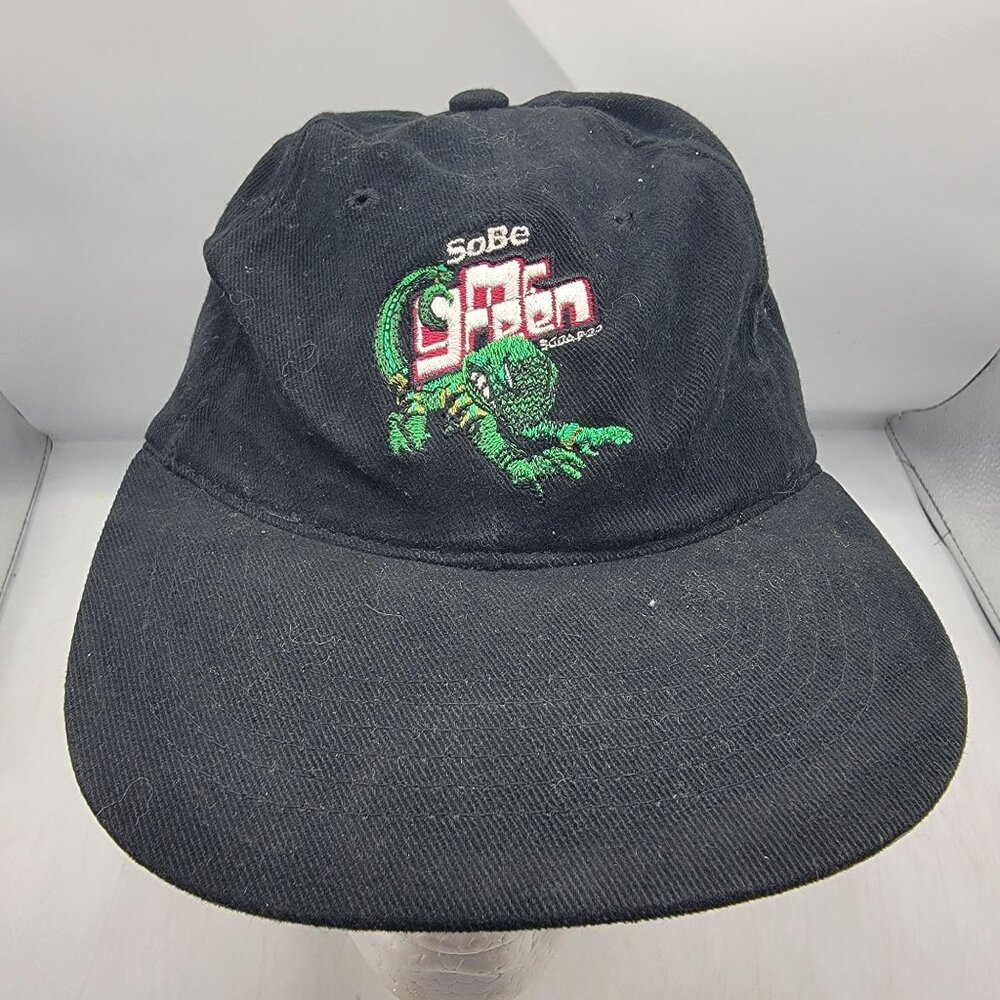 Sobe Energy Drink Embroidered Lizard Mr Green Baseball Hat Cap Geckos Casual